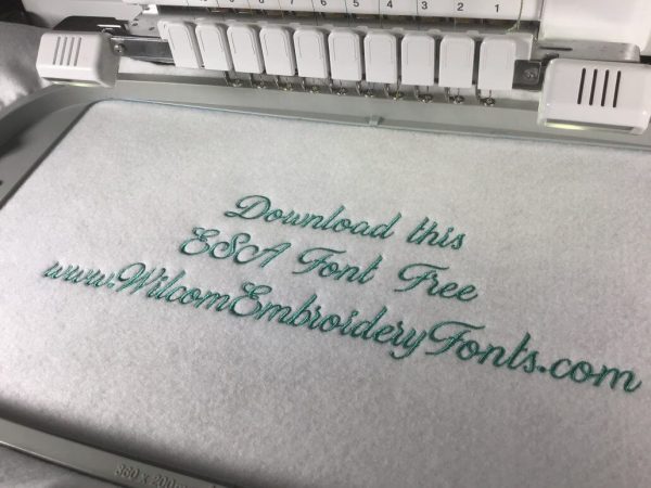 wilcom embroidery fonts