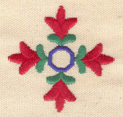 Embroidery Design: Floral design  2.39w X 2.39h