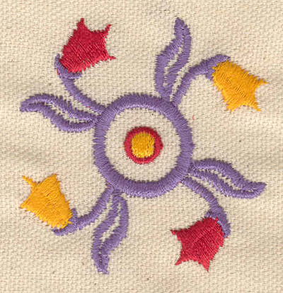 Embroidery Design: Floral design I 2.12w X 2.11h