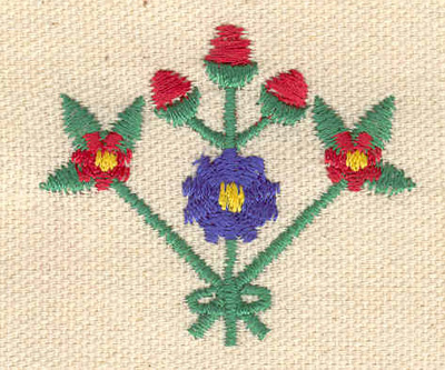 Embroidery Design: Floral design  2.02w X 1.71h