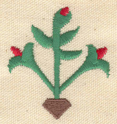 Embroidery Design: Flower buds 2.00w X 2.17h