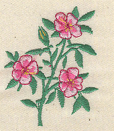 Embroidery Design: Blossoms 1.88w X 2.37h