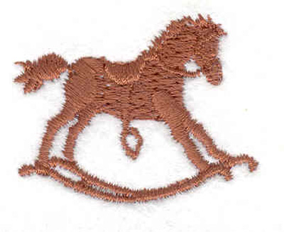 Embroidery Design: Rocking horse 1.60"w X 1.25"h