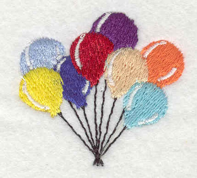 Embroidery Design: Balloons B 1.74"w X 1.74"h