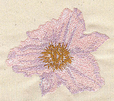 Embroidery Design: Lily bloom 2.90w X 2.50h