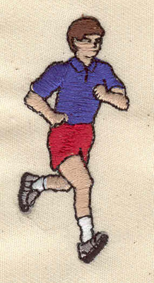 Embroidery Design: Runner 1.00w X 2.27h