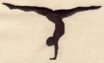 Embroidery Design: Gymnast 3.92w X 2.24h