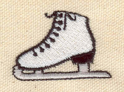 Embroidery Design: Figure Skate C 1.64w X 1.40h