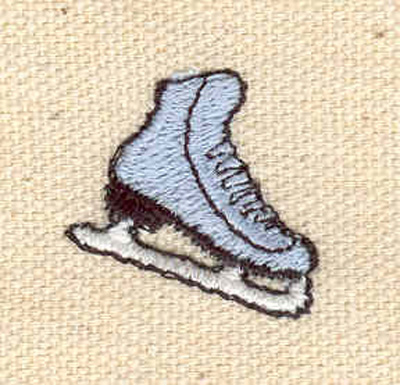 Embroidery Design: Figure Skate D 0.91w X 0.88h