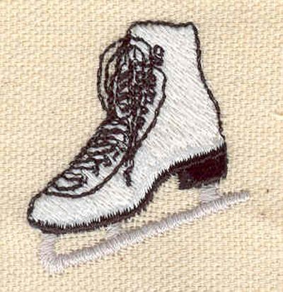 Embroidery Design: Figure Skate E 1.30w X 1.56h