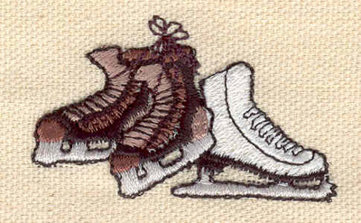 Embroidery Design: Skates 2.05w X 1.24h