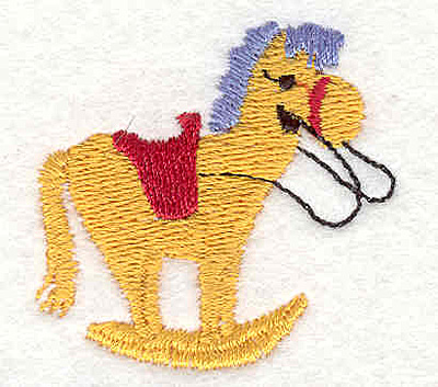 Embroidery Design: Rocking Horse 1.70"w X 1.60"h