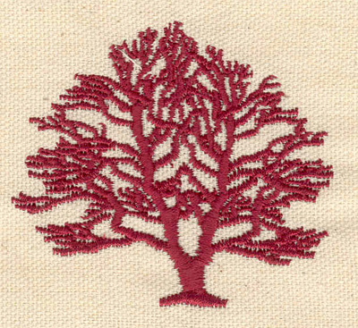 Embroidery Design: Tree F  2.48"h x 2.78"w