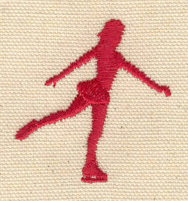 Embroidery Design: Figure Skater A 1.76w X 1.82h