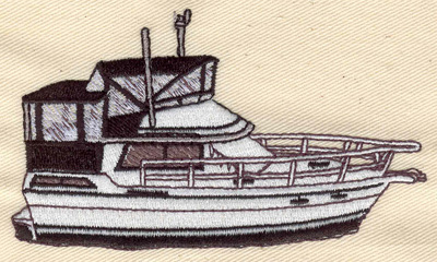 Embroidery Design: Cabin Cruiser 4.04w X 2.38h