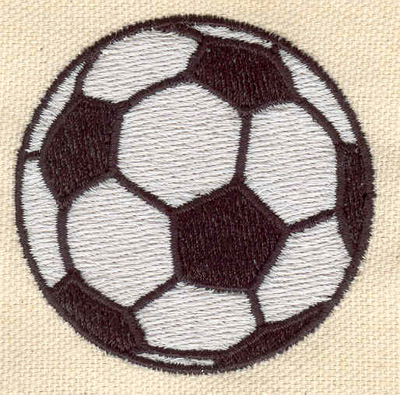 Embroidery Design: Soccer ball d 2.35w X 2.32h