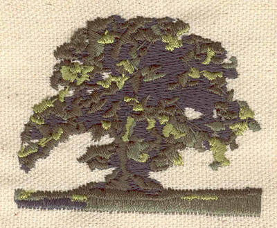 Embroidery Design: Tree H  1.93"h x 2.39"w