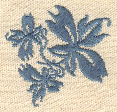 Embroidery Design: Leaf design 2.12w X 2.09h