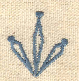 Embroidery Design: Design D 1.05w X 1.15h