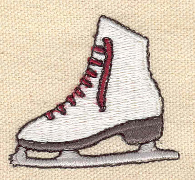 Embroidery Design: Figure Skate A 1.80w X 1.70h