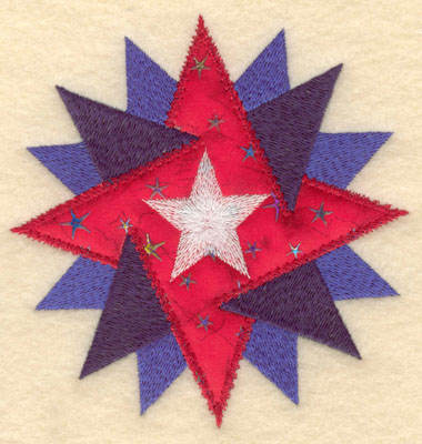 Download Embroidery Design Star Within Star Applique Small4 82w X 5 00h