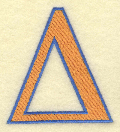 Embroidery Design: Delta large 2.76w X 3.03h