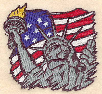 American Flag Embroidered Patch - Liberty Maniacs