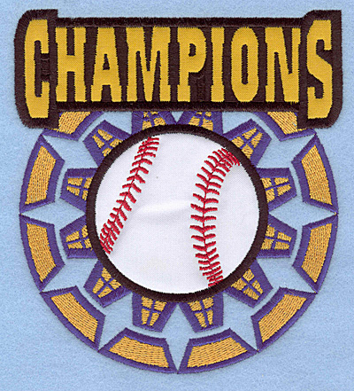 Boston Baseball Applique Embroidery Font