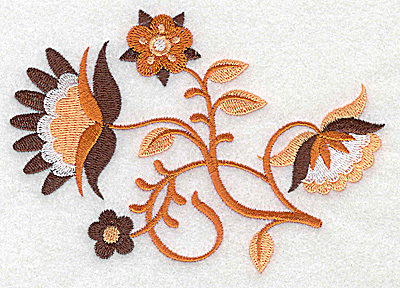 Embroidery Design:Flower E 2 Sizes