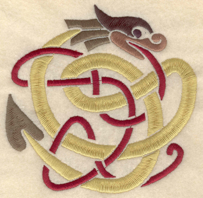 Embroidery Design:Serpent snake snakes 2 Sizes