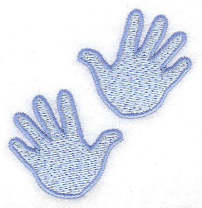 baby hand print clip art