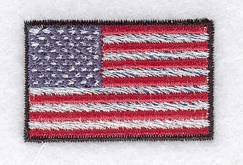 Embroidery Design: U.S. flag 1.50w X 1.94h