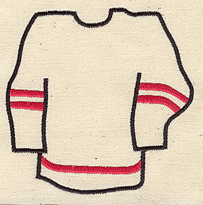 Embroidery Design: Jersey sweater 3.69w X 3.69h