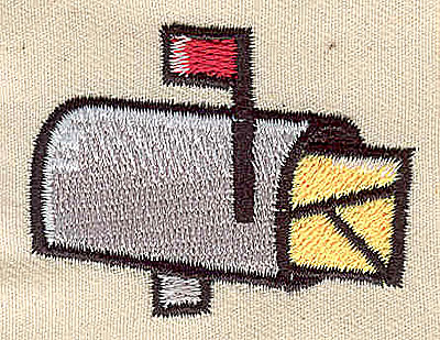 Embroidery Design: Mailbox 1.94w X 1.44h