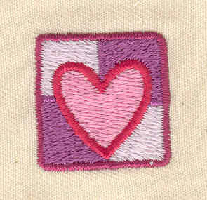 Embroidery Design: Heart logo 0.94w X 0.94h