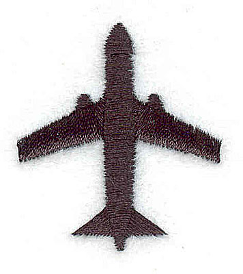 Embroidery Design: Jet 1.25w X 1.44h