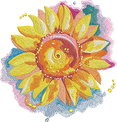 Diamond Art Kit 8x 8 Beginner Sunflower