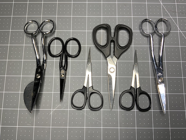 Small Scissors, Stainless Steel Scissors Multi-Purpose Fabric Scissors  Craft Scissors For Fabric For DIY For Embroidery For Sewing Gray Silver 