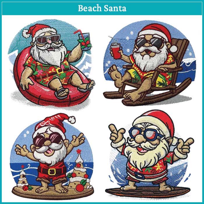 Beach Santa