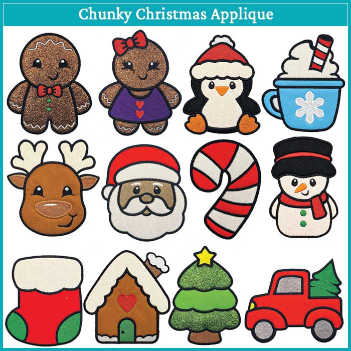 Chunky Christmas Applique