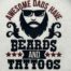 Beards and Tattoos embroidery design