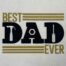 Best Dad ever embroidery design