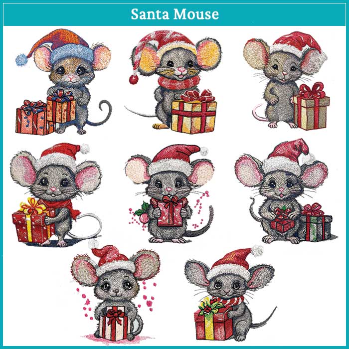 Santa Mouse Collection