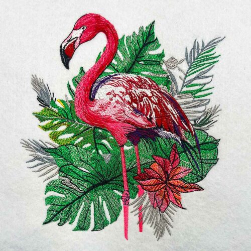 Flamingo 1 embroidery design