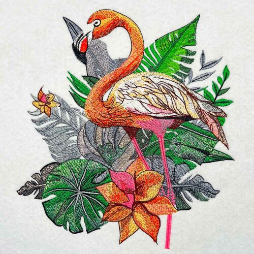 Flamingo 4 embroidery design