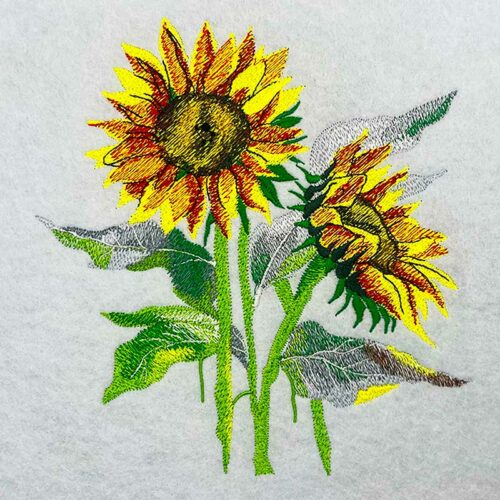 EL Sunflower 2 embroidery design