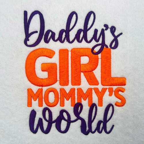 daddy's girl embroidery design