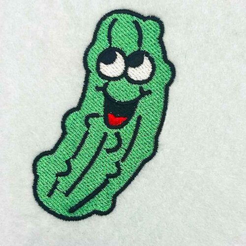 pickle embroidery design
