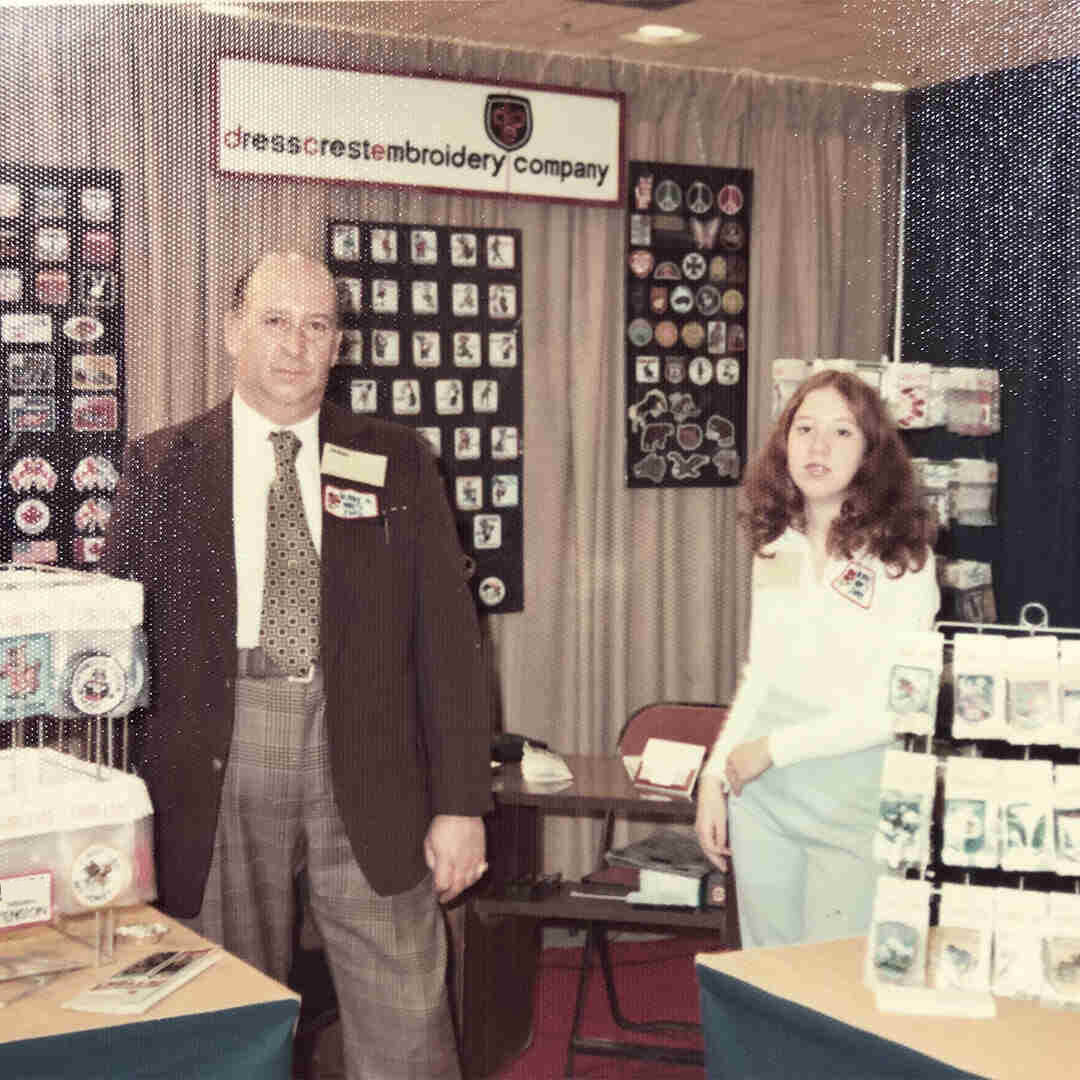 Dress Crest Embroidery 1975 Tradeshow