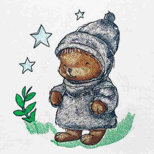 Sleeping Bear 7a embroidery design